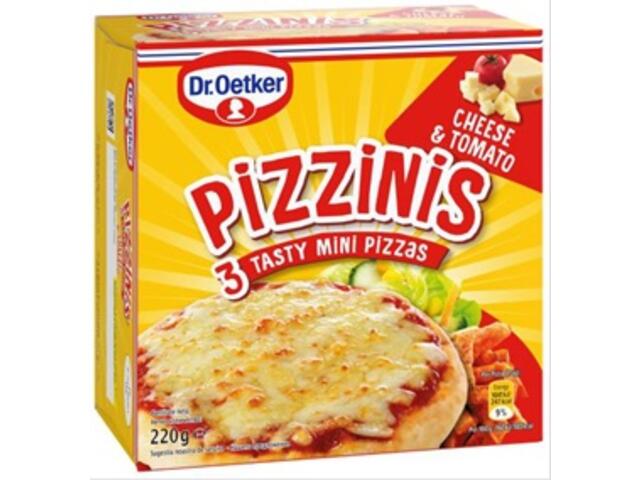 Mini pizza cu branza si rosii Dr.Oetker 220g