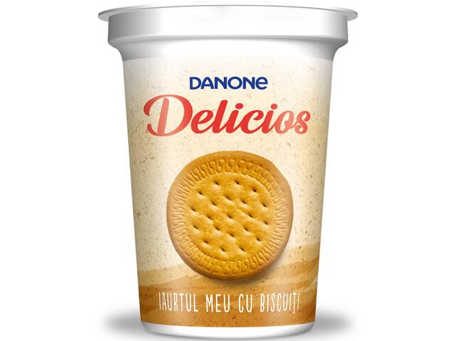 Iaurt Delicios biscuiti 400g Danone