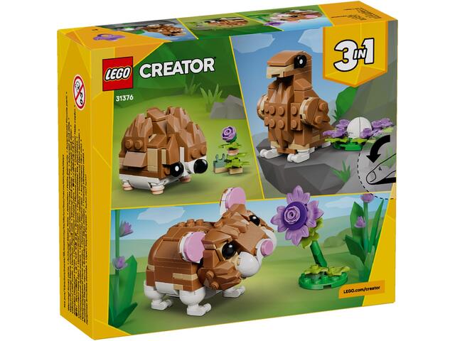 LEGO® Creator - Hamster adorabil cu o floare (31376)