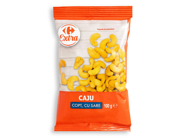 Caju copt, cu sare Carrefour Extra 100g