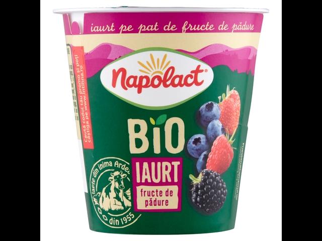 Iaurt BIO cu fructe de padure Napolact 130 g