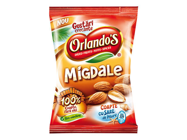 Migdale coapte 150 g Orlando's