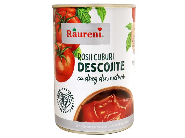 Rosii cuburi descojite Raureni 380g