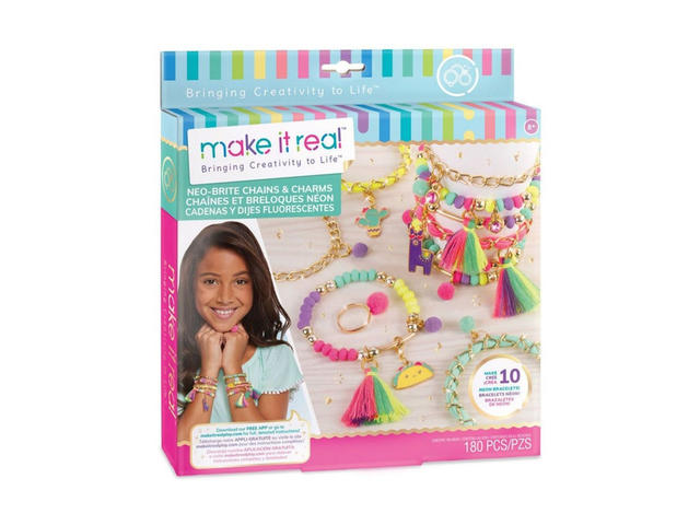 Set de bratari cu talismane, Make It Real, 180 piese