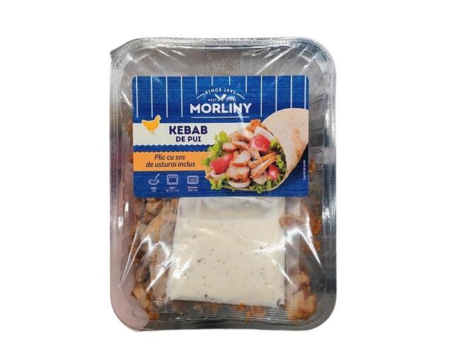 Morliny Kebab de pui, plic cu sos de usturoi inclus 450 g