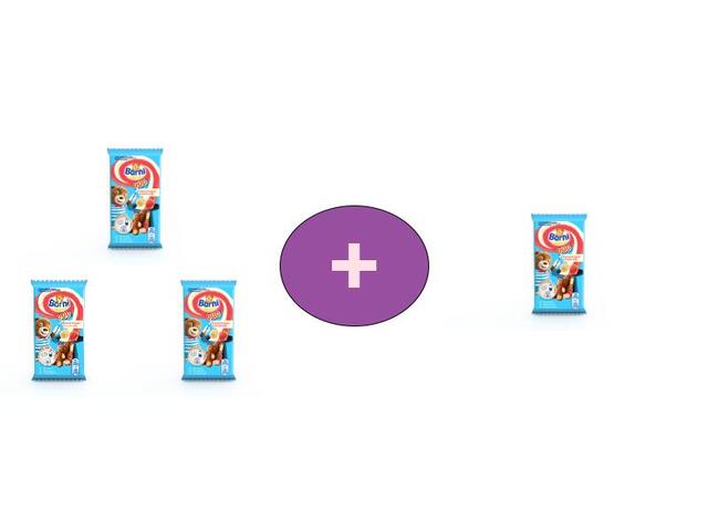 Barni DUO Umplutura de capsune si aroma de vanilie 30g, 4 la pret de 3