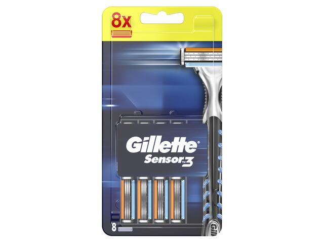 Rezerve Aparat de ras  Sensor3 Gillette 8buc