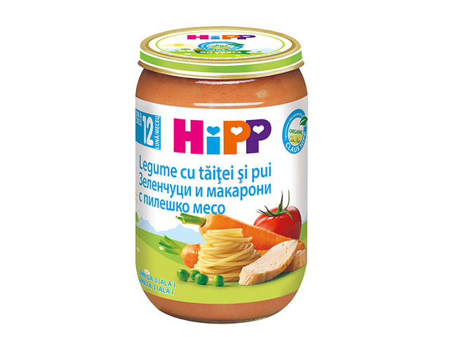 Hipp Meniu Pui Cu Legume Si Taitei 220G