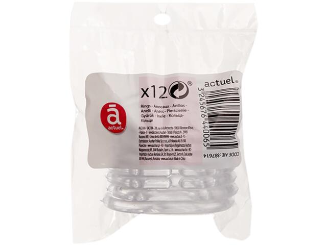 Set 12 inele transparente Actuel