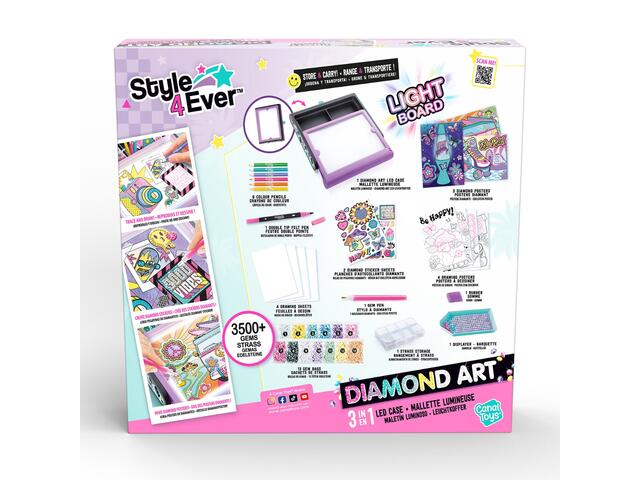 Set creativ 3 in 1, Style 4 Ever, Diamond Art