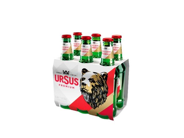 Ursus Premium Minigold Bere Blonda Sticla 6 X 0.33 L