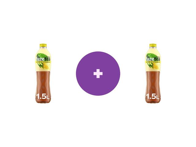 FUZETEA Ceai Negru Lamaie si Citronela 1.5L, Al 2-lea -50%