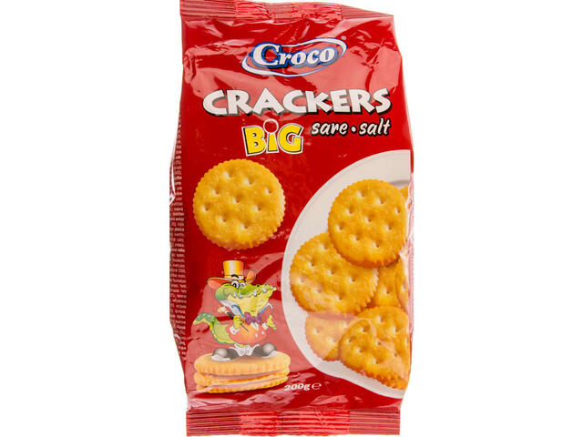 Croco Big biscuiti aperitiv cu sare 200 g