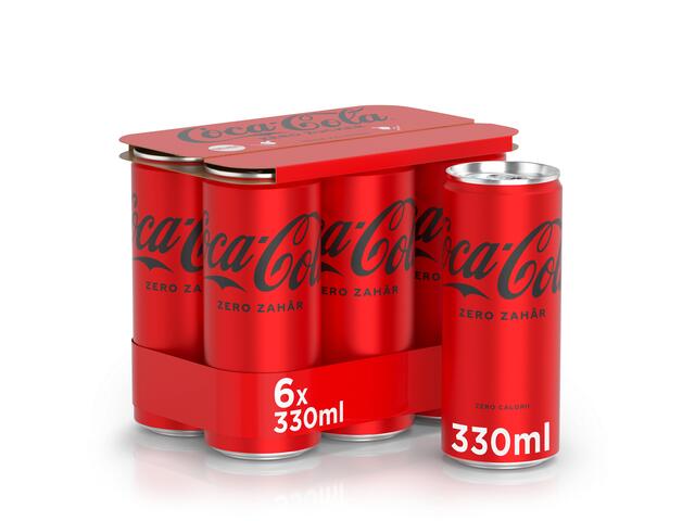 Coca-Cola Zero Zahar 6X0.33L