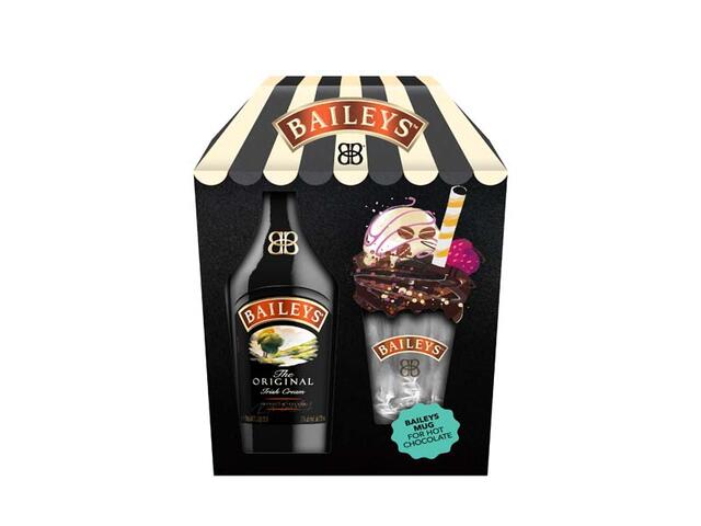 Pachet Lichior Baileys Original Irish Cream, 17%, 0.7l + Cana