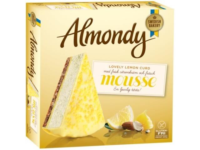 Tort cu mousse de lamaie 400g Almondy