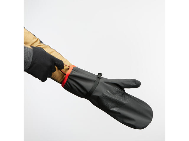 Mănuși Strat 2 Impermeabile Trekking la munte MT500 Negru Adulți