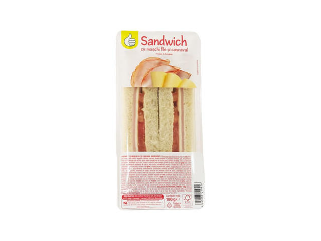 Sandwich cu muschi file si cascaval Pouce, 190 g