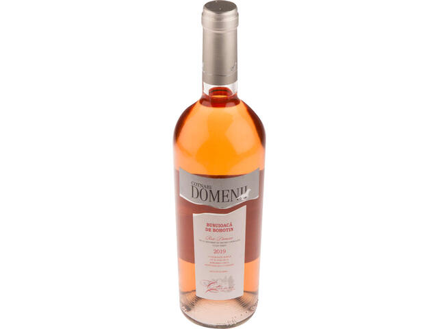 Cotnari Domenii Busuioaca De Bohotin vin roze demisec 12% alcool 0.75 l