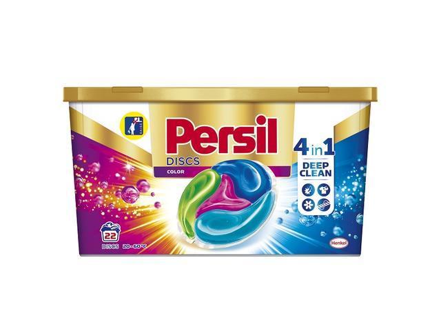 Detergent Automat Capsule Persil Discs 4In1 Color, 22 Spalari, 22 Buc.