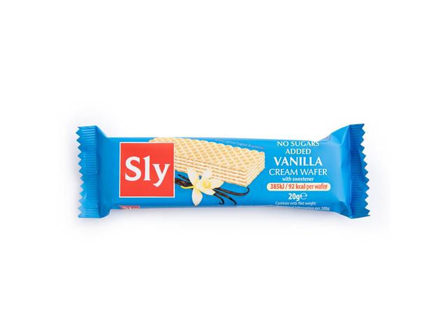 SLY Napolitane cu crema de vanilie 20g