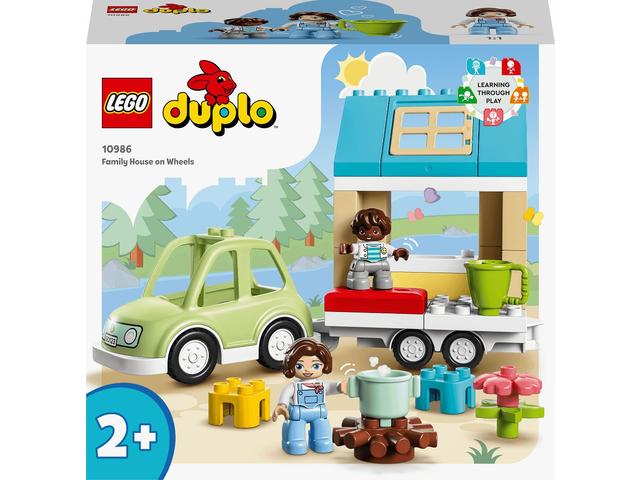 LEGO DUPLO Town Casa de familie pe roti 10986