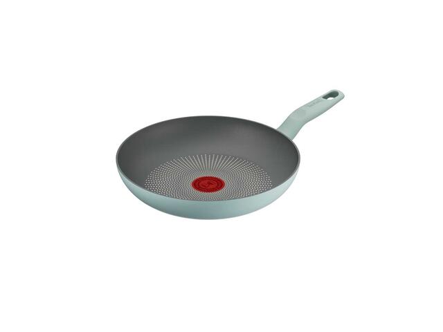 Tigaie Halo Eucalyptus Tefal De 24 Cm G0160402, Aluminiu, Compatibil Cu Inductia, Indicator De Temperatura Thermo-Signal, Invelis Antiaderent Titanium, Verde
