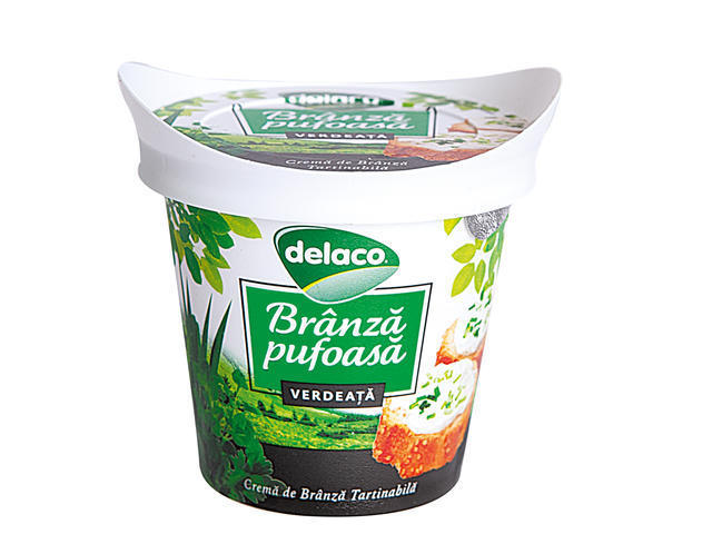 Branza Pufoasa Verdeata Delaco 140g