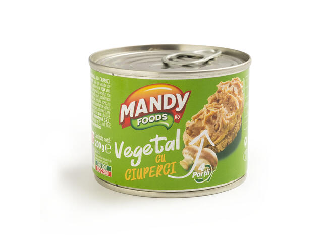 Mandy pate vegetal cu ciuperci 200 g