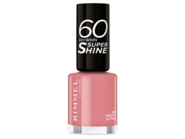 60 SECONDS nail polish - 235 Preppy in Pink 8ml