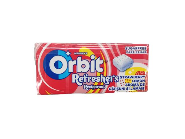 Orbit refresh guma capsuni lamaie 17.9 g