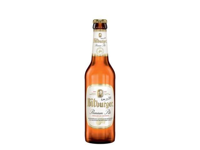 Bere Blonda 4.8% Alcool Bitburger Premium Pils 0.33L Sticla