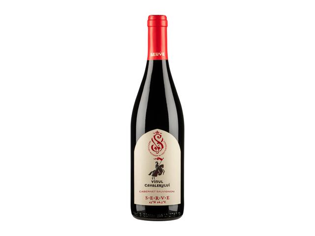 Vinul Cavalerului Cabernet Sauvignon 0.75L, Sec