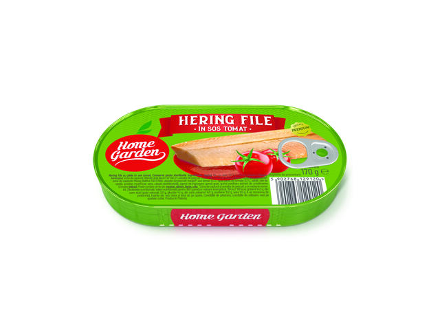 Hering file in sos tomat Home Garden 170g