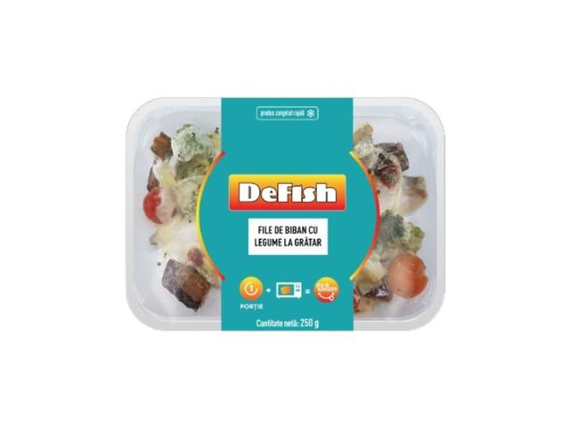 File de Biban cu legume la gratar 250g Defish