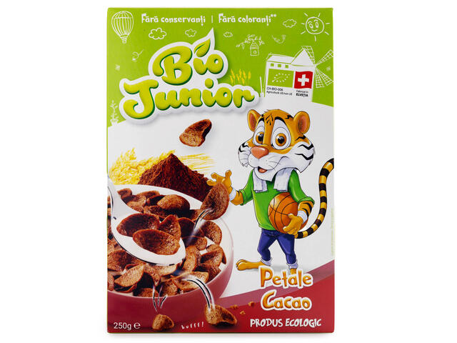 Cerealele Bio Junior Petale Cacao 250g