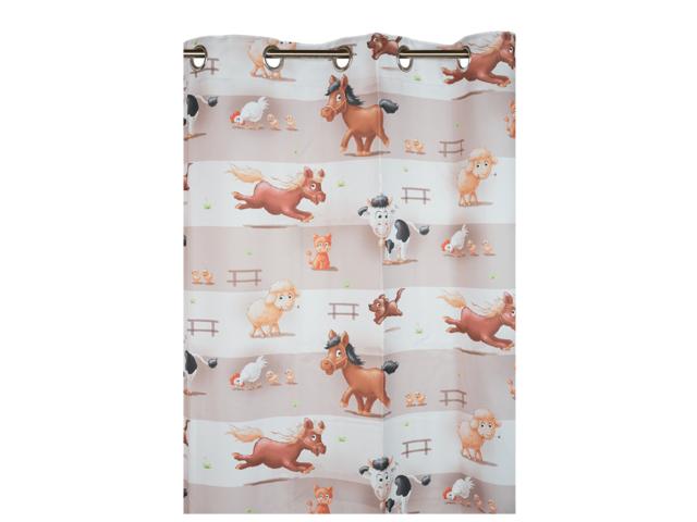 Draperie Rovitex Dimout Print, cu desene, multicolor, poliester, 140 x 245 cm