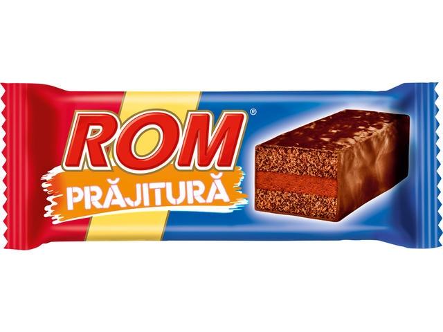 Prajitura cu crema de rom & glazura de cacao 35 g Rom