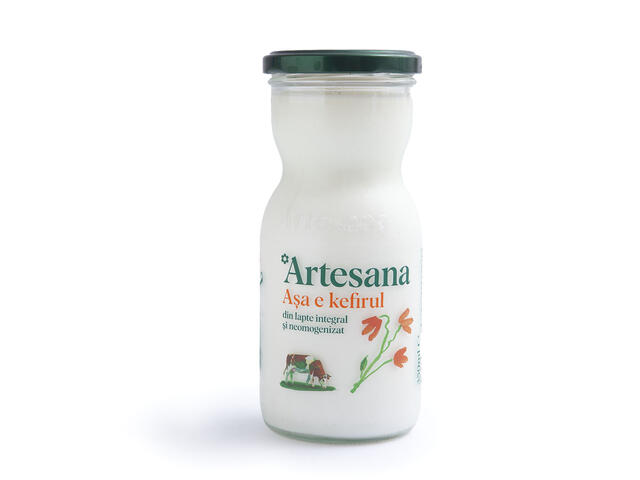 Artesana Kefir Din Lapte De Vaca 350 Ml