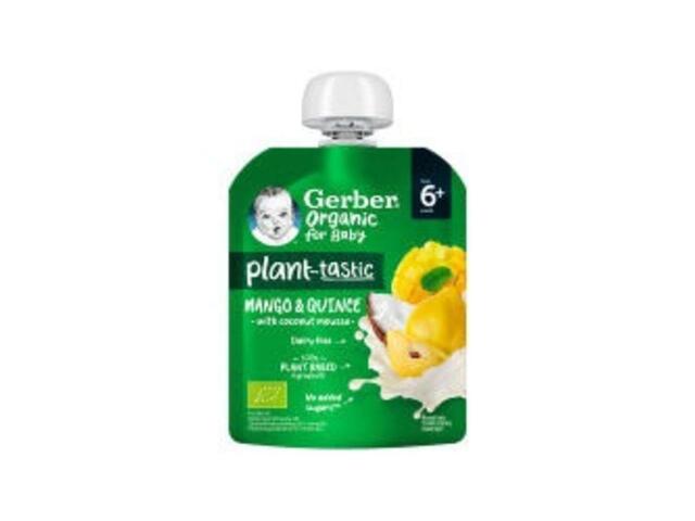 Gerber Bio Desert pentru bebelusi cu Mango si Gutui, de la 6 luni, 80g