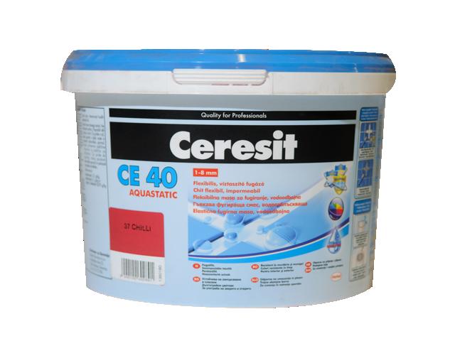 Chit de rosturi gresie si faianta Ceresit CE 40, chilli, interior/exterior, 2 kg