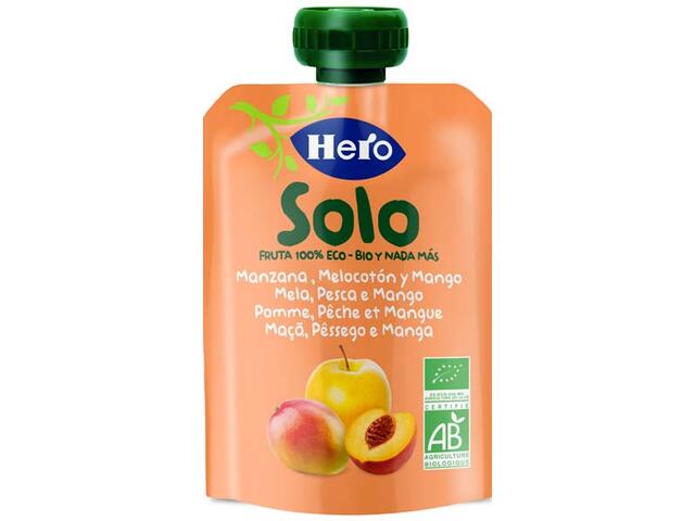 Hero Solo Gustare Ecologica(Bio) Mar,Piersica Si Mango100G