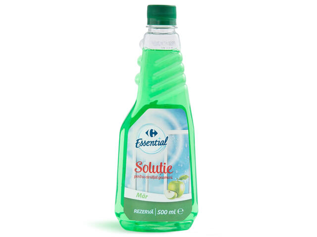Solutie de curatat geamuri, parfum mar 500ML Carrefour Essential