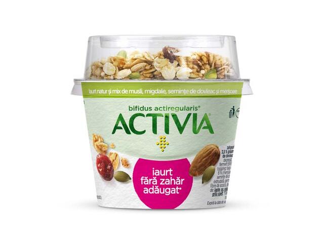 Iaurt Mic Dejun Fara Zahar Cu Musli, Merisoare si Seminte De Dovleac 170G