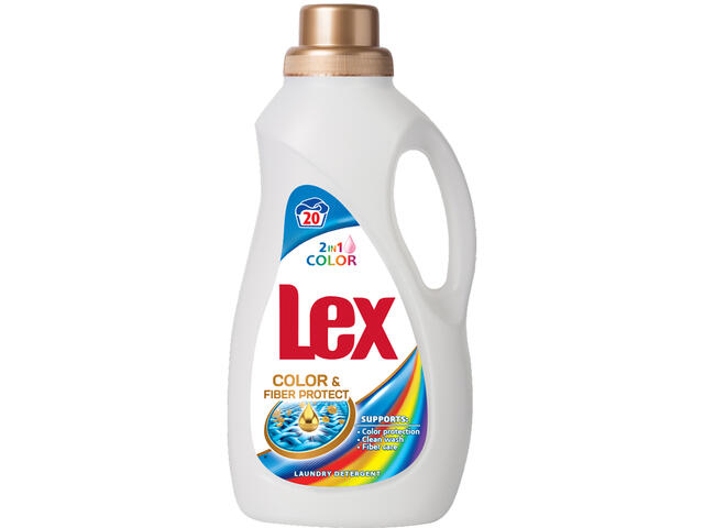 Detergent automat pentru rufe Lex 2in1 Color, 20 spalari, 1.1L