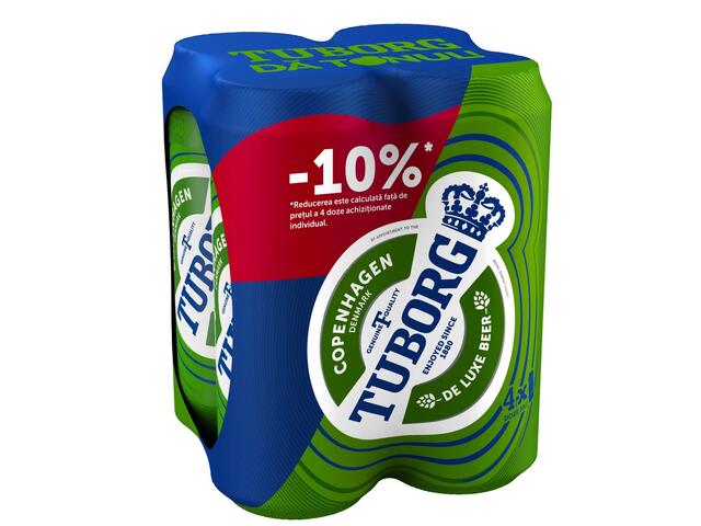 Tuborg 4 pack doza 0.5L -10%