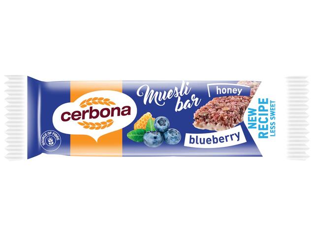 Cerbona Baton musli afine si iaurt 20 g