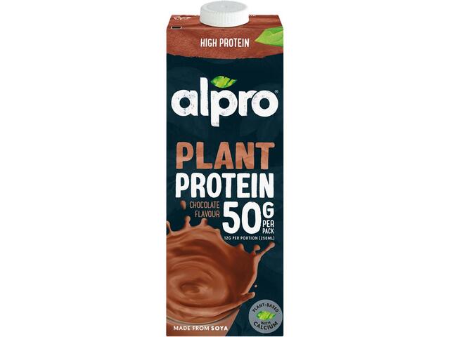 Alpro bautura din soia cu ciocolata si proteina 1 L