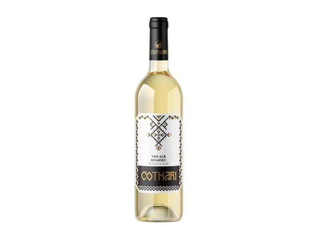 Cotnari Feteasca alba, demisec, alb, 0,75L