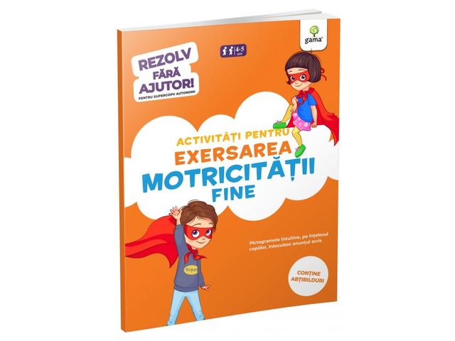 Activit. pentru exersarea motricitatii fine 3-4 ani/Rezolv fara ajutor!